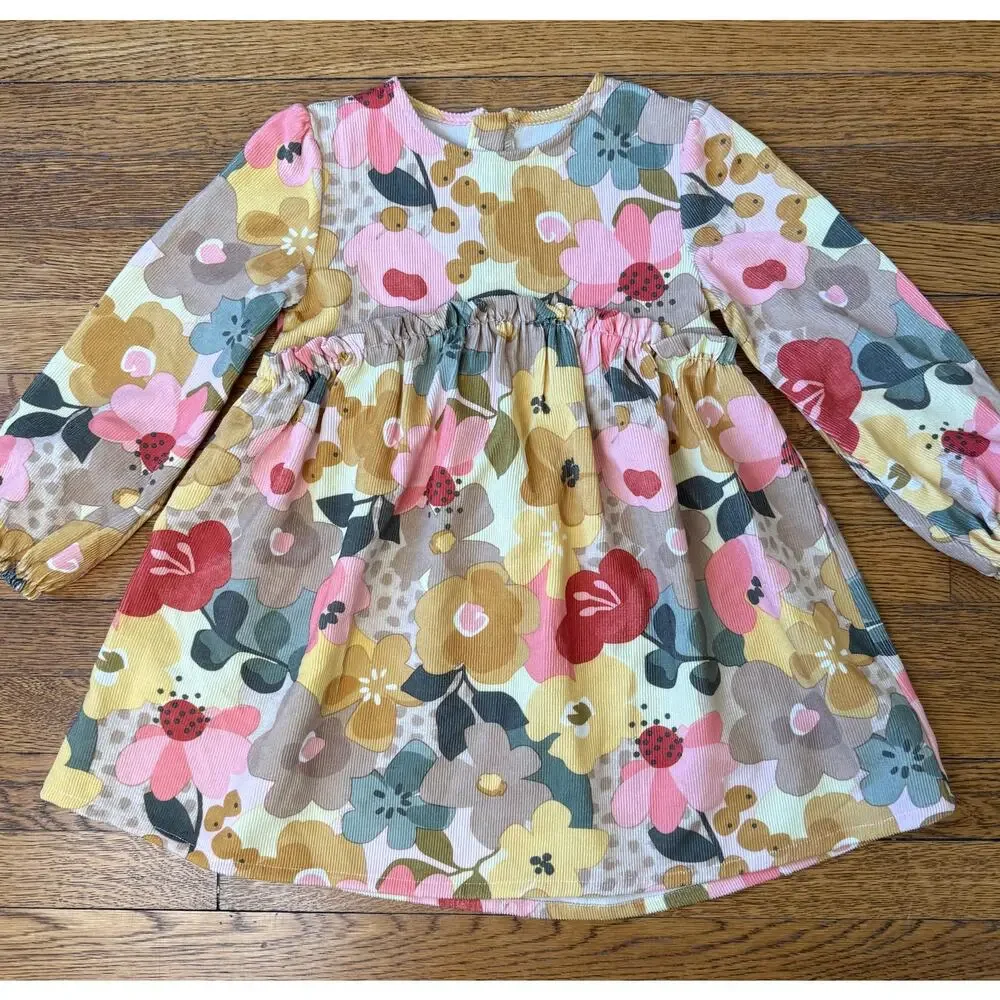 Mayoral Girls' Floral Dress Size 4